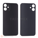 Back Cover for iPhone 12 Mini (Big Hole) (High Quality) [Black]