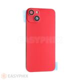 Back Cover for iPhone 14 (Big Hole) (High Quality) [Red]
