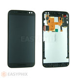 Motorola Moto X Style LCD and Digitizer Touch Screen Assembly with Frame [Black]