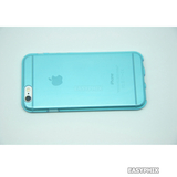 Jelly Color Transparent TPU Rubber Gel Case Cover for iPhone 6 Plus / 6S Plus 5.5" [Blue]