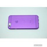 Jelly Color Transparent TPU Rubber Gel Case Cover for iPhone 6 6S 4.7" [Purple]