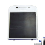 Blackberry Q10 LCD and Digitizer Touch Screen Assembly with Frame 001 [White]