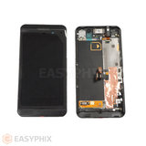 Blackberry Z10 3G LCD and Digitizer Touch Screen Assembly With Frame 001/111 [Black]