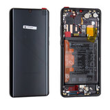 Huawei P30 Pro LCD and Digitizer Touch Screen Assembly with Frame + Battery (Service Pack) [Black]