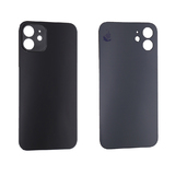 Back Cover for iPhone 12 (Big Hole) [Black]