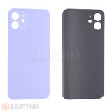 Back Cover for iPhone 12 (Big Hole) [Purple]
