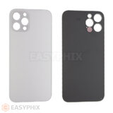 Back Cover for iPhone 12 Pro (Big Hole) (High Quality) [Silver]
