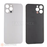 Back Cover for iPhone 12 Pro Max (Big Hole) (High Quality) [Silver]