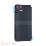 Back Cover for iPhone 14 (Big Hole) (High Quality) [Black]