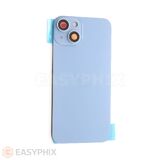 Back Cover for iPhone 14 (Big Hole) (High Quality) [Blue]