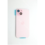 Back Cover Assembly for iPhone 15 with camera and back rack (High Quality) [Pink]