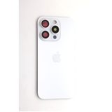 Back Cover Assembly for iPhone 15 Pro with camera and back rack (High Quality) [White]