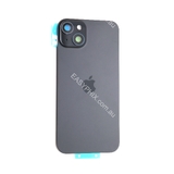 Back Cover Assembly for iPhone 15 Plus with camera and back rack (High Quality) [Black]