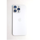 Back Cover Assembly for iPhone 15 Pro Max with camera and back rack (High Quality) [White]