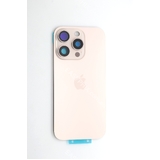 Back Cover Assembly for iPhone 16 Pro with camera and back rack (High Quality) [Gold]