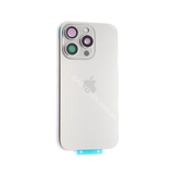 Back Cover Assembly for iPhone 16 Pro with camera and back rack (High Quality) [Titanium]