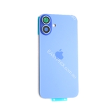 Back Cover Assembly for iPhone 16 Plus with camera and back rack (High Quality) [Blue]