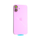 Back Cover Assembly for iPhone 16 Plus with camera and back rack (High Quality) [Pink]