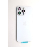 Back Cover Assembly for iPhone 16 Pro Max with camera and back rack (High Quality) [White]