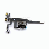 Headphone Audio Jack Volume Mute/Slient Switch Button Flex Cable [Black] for iPhone 4S