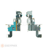 Charging Port Flex Cable with Microphone and Headphone Jack Port [Light Grey] for iPhone 6 4.7"
