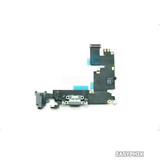 Charging Port Flex Cable with Microphone and Headphone Jack Port [Grey] for iPhone 6 Plus 5.5"