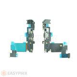 Charging Port Flex Cable with Microphone and Headphone Jack Port for iPhone 6S Plus 5.5" [Dark Grey]