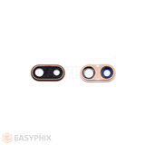 Rear Camera Lens with Bezel for iPhone 8 Plus 5.5" [Gold]