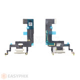Charging Port Flex Cable for iPhone XR [White]