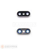 Rear Camera Lens with Bezel for iPhone XS [White]