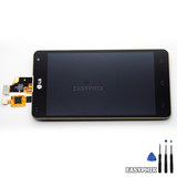 LG Optimus G E975 LCD and Digitizer Touch Screen Assembly with Frame [Black]
