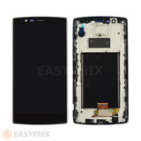 LG G4 LCD and Digitizer Touch Screen Assembly with Frame [Black]