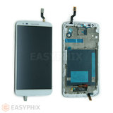 LG G2 D802 D805 LCD and Digitizer Touch Screen Assembly with Frame [White]