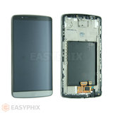 LG G3 D855 LCD and Digitizer Touch Screen Assembly with Frame [Black]