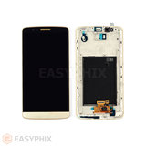LG G3 D855 LCD and Digitizer Touch Screen Assembly with Frame [Gold]
