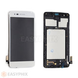 LG K8 (2017) M200N LCD and Digitizer Touch Screen Assembly with Frame [White]