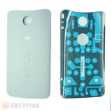 Motorola Nexus 6 Back Cover with Sticker [White]