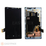 Nokia Lumia 1020 LCD and Digitizer Touch Screen Assembly with Frame [Black]