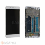 Oppo R7s LCD and Digitizer Touch Screen Assembly with Frame (Aftermarket) [White]