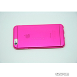 Jelly Color Transparent TPU Rubber Gel Case Cover for iPhone 6 Plus / 6S Plus 5.5" [Hot Pink]