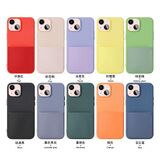 Silicone Card Holder Case Cover for iPhone 14