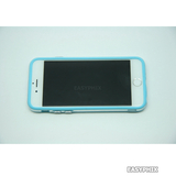 TPU Bumper Case Frame for iPhone 6 6S 4.7" [Light Blue Transparent]