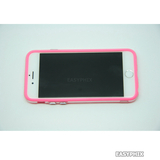 TPU Bumper Case Frame for iPhone 6 6S 4.7" [Pink Transparent]