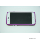 TPU Bumper Case Frame for iPhone 6 6S 4.7" [Purple Transparent]