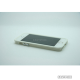 TPU Bumper Case Frame for iPhone 5 5S [White Transparent]