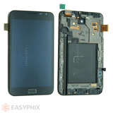 Samsung Galaxy Note N7000 / I9220 LCD and Digitizer Touch Screen Assembly with Frame [Black]