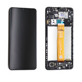 LCD Digitizer Touch Screen with Frame for Samsung Galaxy A12 A127 (Service Pack)