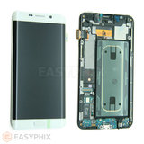 LCD and Digitizer Touch Screen Assembly with Frame for Samsung Galaxy S6 Edge+ G928 [White]