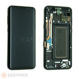 LCD and Digitizer Touch Screen Assembly with Frame for Samsung S8 Plus G955 (High Copy) [Black]