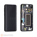 LCD and Digitizer Touch Screen Assembly with Frame for Samsung Galaxy S9 Plus G965 (High Copy) [Black]